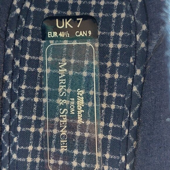 St. Michael From M&S Canvas Wedge Open Toe Espadrilles shoes, Size 9/UK 7 - Picture 5 of 6